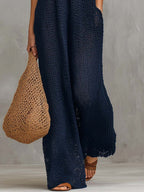 Bohemian Vacation Knitted Jumpsuit